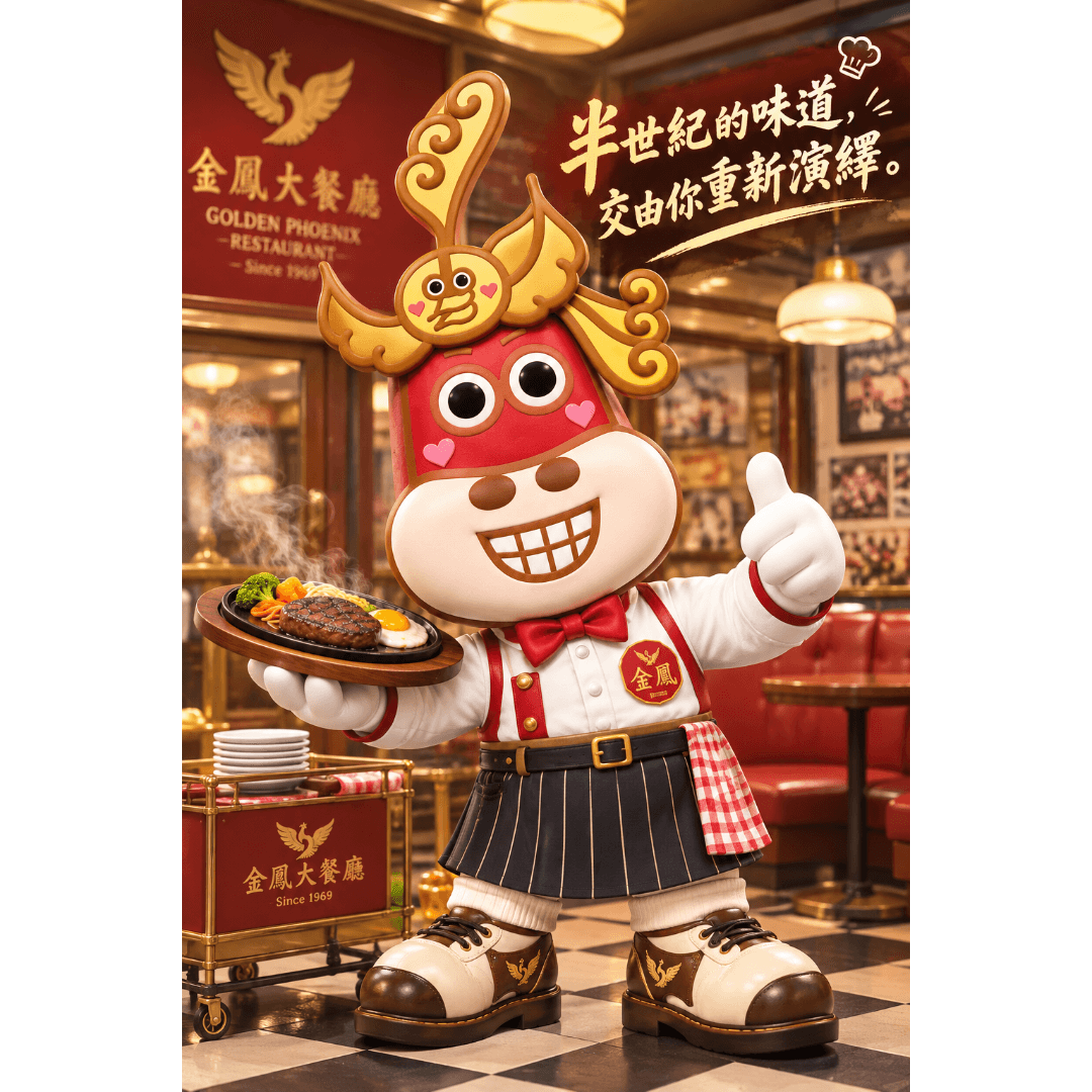 參賽作品《金鳳鐵板廚神・菲力波士》